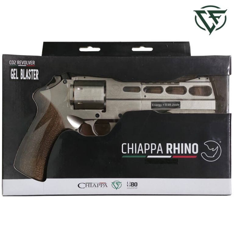 Chiappa Rhino Ds Gel Blaster Revolver Silver X Force Tactical