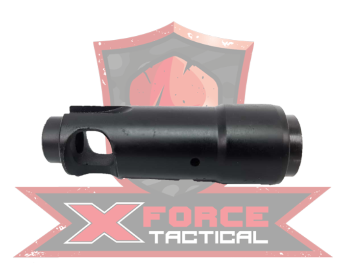 AK Metal Threaded Flash hider Black XForce Tactical