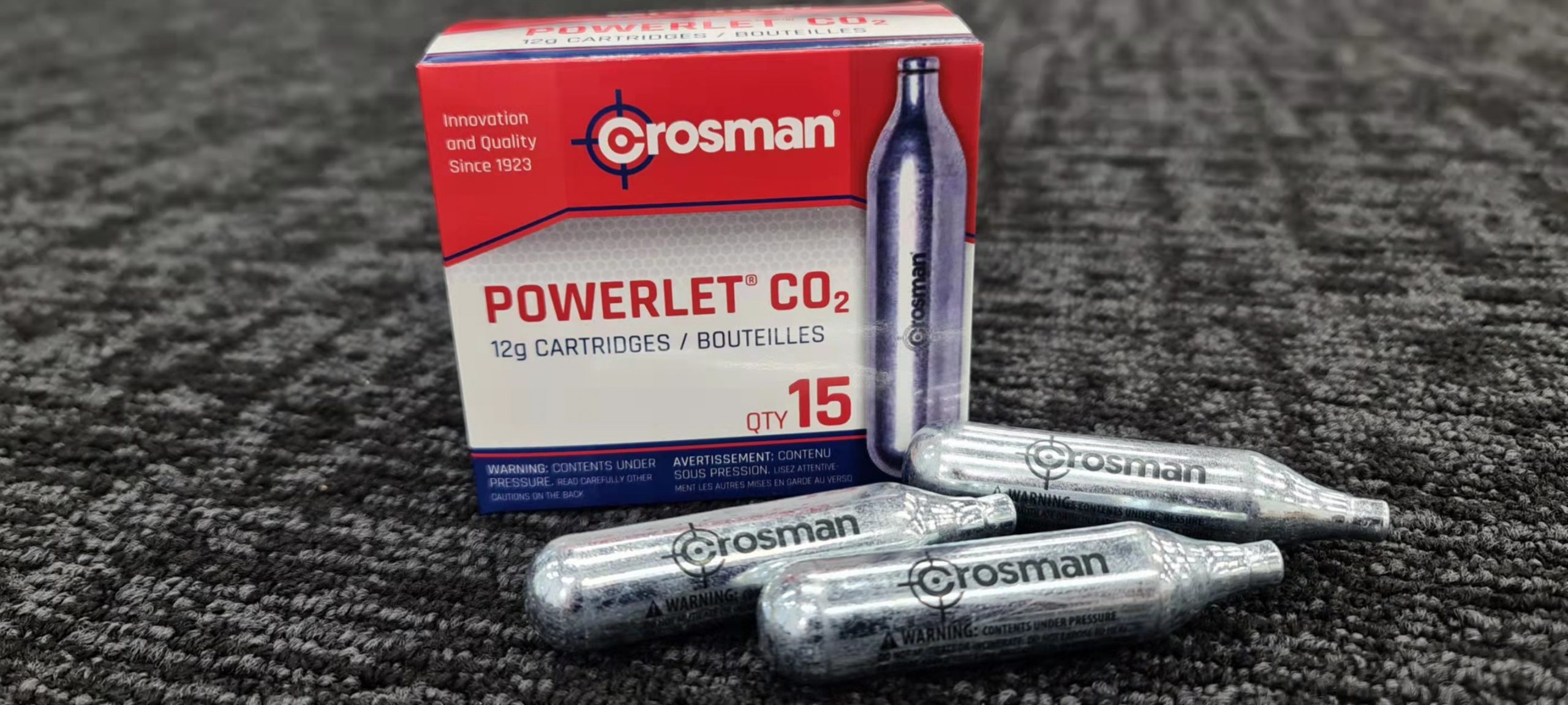 CROSMAN Co2 12g Cartridges 15 Pack Deal XForce Tactical