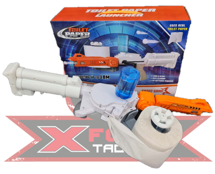 Toilet Paper Blaster + Free Roll XForce Tactical