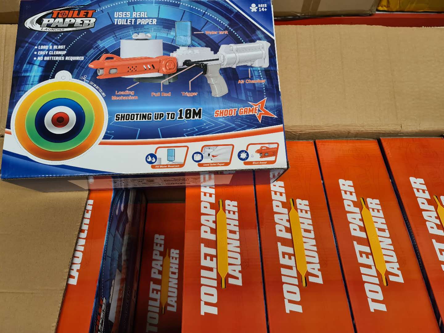 Toilet Paper Blaster + Free Roll XForce Tactical