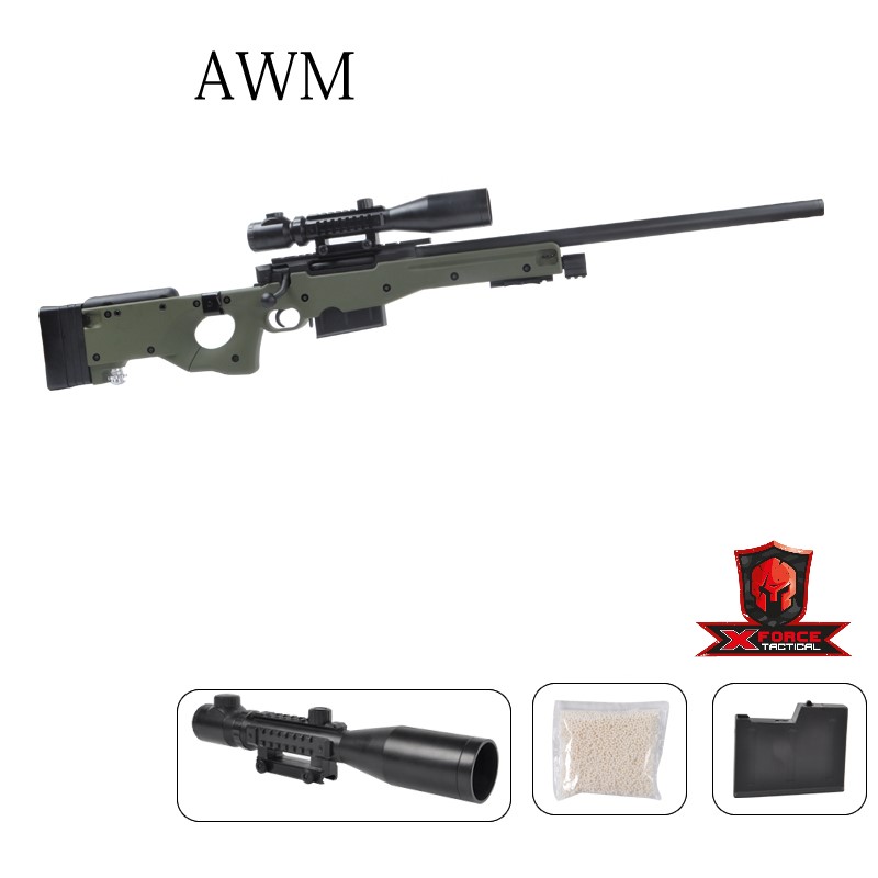 ZM AWM SNIPER RIFLE GEL BLASTER Green XForce Tactical