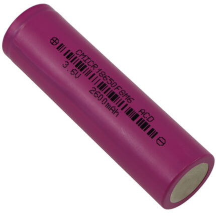 18650 Rechargeable Li-Ion Battery 2600mAh 3.6V