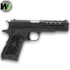 WE Tech 1911 Hex Cut GBB Pistol Gel Blaster - Gen 2 Black