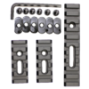 3 Pcs Metal Picatinny Rail Set - Black