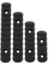 Metal M-Lok2 Picatinny Rail Set 4 Pcs - Black