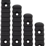 Metal M-Lok2 Picatinny Rail Set 4 Pcs - Black