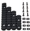 Metal M-Lok2 Picatinny Rail Set 4 Pcs - Black - Image 2