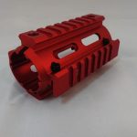 4 Inch Metal Handguard - Red
