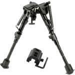 6-9 Inch Harris BR2 Metal Bipod with Quick Deploy spring legs
