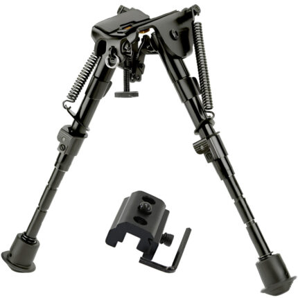 6-9 Inch Harris BR2 Metal Bipod with Quick Deploy spring legs