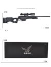 ZM AWM SNIPER RIFLE GEL BLASTER - Black - Image 8