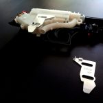 Desert Eagle Mag Fed Gel Blaster Upgrade spare part; Magazine actuator plate.