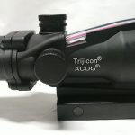 Trijicon ACOG Tactical Assault Rifle Scope Red Optical Fibre - Black
