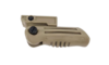 Foldable Duckbill Tactical Foregrip for Gel Blasters - Tan - Image 2