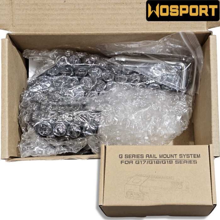 Wosport G-Series Forward Picatinny Rail Mount System for Gel Blaster Pistols