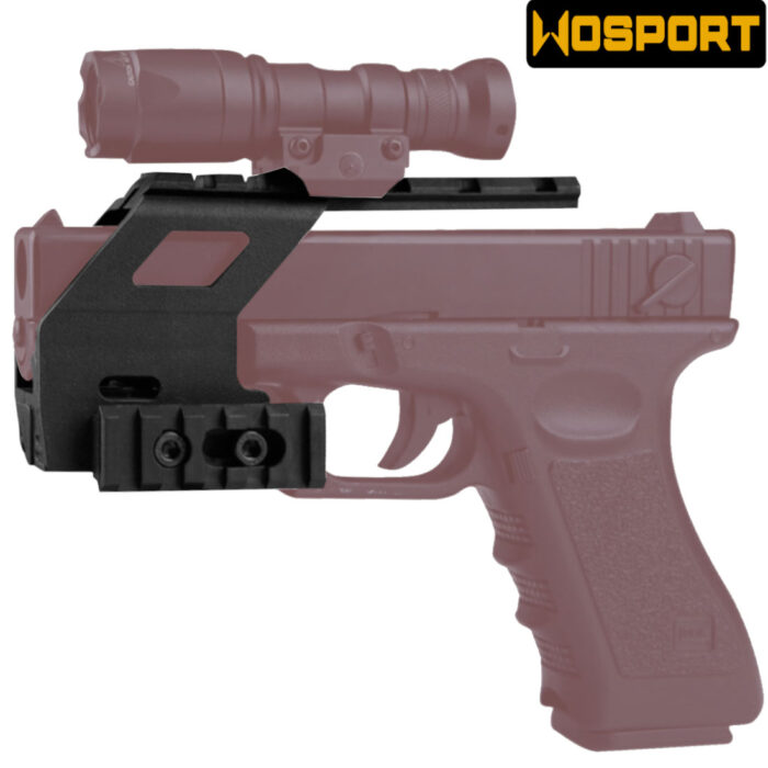 Wosport G-Series Forward Picatinny Rail Mount System for Gel Blaster Pistols