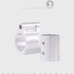 Kublai Ti Low Profile Micro Gas Block Mount - Silver