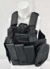 Ghost Tactical Vest 600D Nylon Molle System - Black