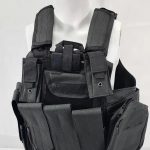 Ghost Tactical Vest 600D Nylon Molle System - Black