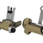 KAC300 replica metal iron sights set - Tan/Silver