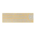 Metal Sticker for P90 Gel Blaster