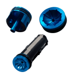 BOLT CNC High Speed Aluminum Piston Set - Blue