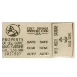 Gold Metal Sticker for Gel blasters