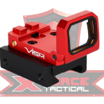 Vism Pistol Flip sight - Red