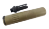 Adv. Armament Suppressor 7.5 Inch with Flash Hider-Tan