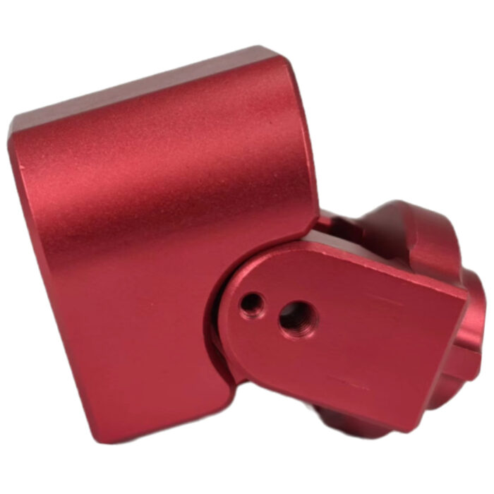 CNC Drop Stock Adapters With Adjustable Angle Function - Red