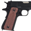 Colt 1911 Black Double Diamond Checkered Grips