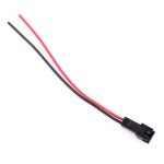 100mm SM 2P 18AWG Silicone Female Connector Plug