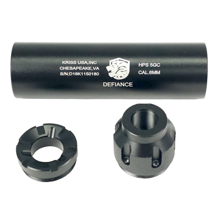 Defiance Kriss Suppressor 14 reverse thread