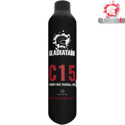 GladiatAir C15 Ultra-Lite Carbon Fibre Air Tank with GladiatAir Regulator