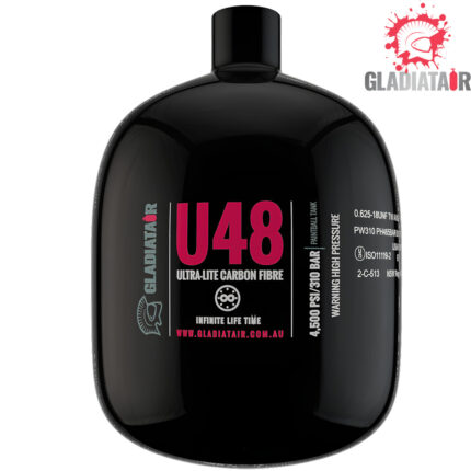 GladiatAir U48 Carbon Fibre Air Tank with GladiatAir Regulator