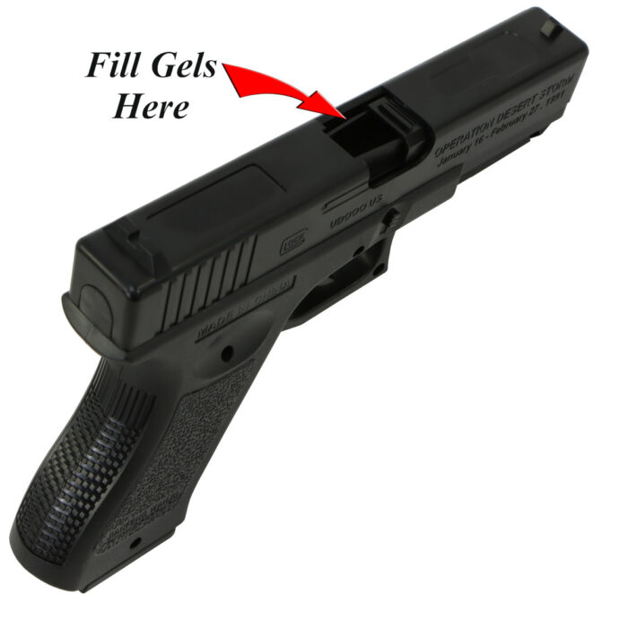 Jianfeng Glock 18 Manual Hopper Fed Gel Blaster Pistol