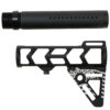 KAK Gold Digger Metal Stock with Buffer Tube for M4 Gel Blaster - Black