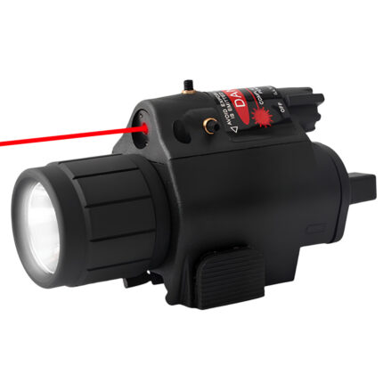 LED Tactical Red Laser/Flashlight - Black