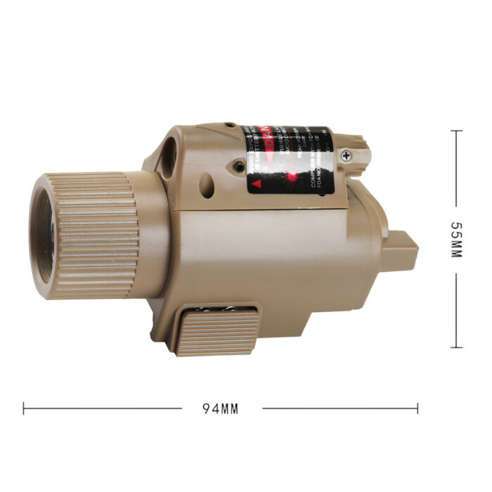 LED Tactical Red Laser/Flashlight - Tan