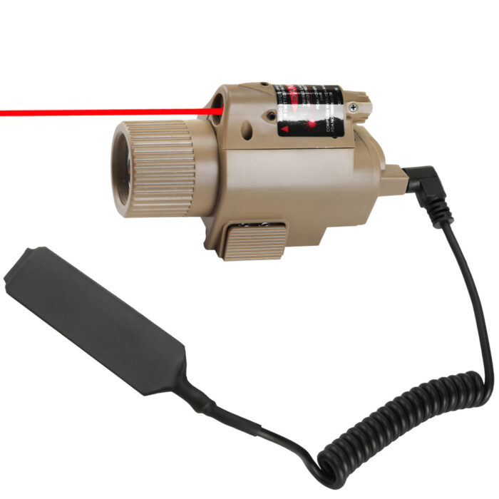 LED Tactical Red Laser/Flashlight - Tan