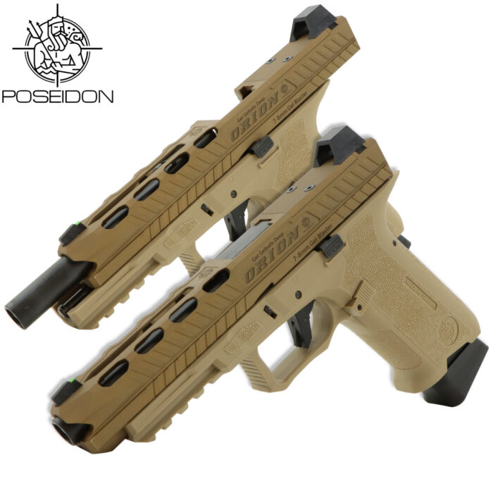 Poseidon Orion-III Performance Gel Blaster GBB Pistol - Tan