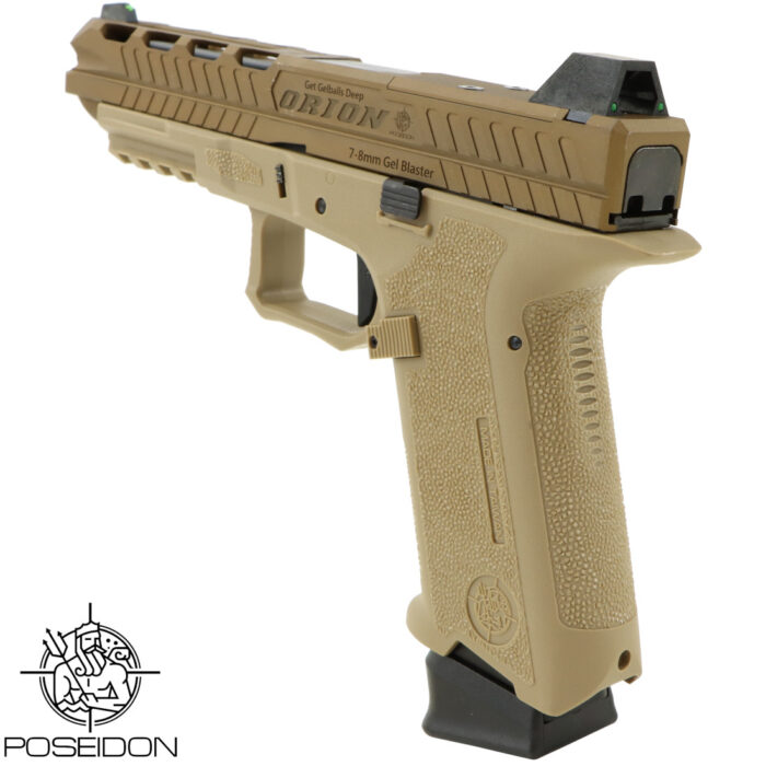 Poseidon Orion-III Performance Gel Blaster GBB Pistol - Tan