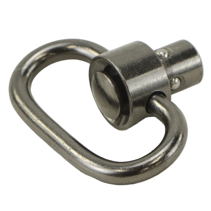 QD Sling Swivel Pair Silver