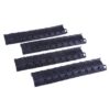 4 Pcs Adjustable Nylon Picatinny Rail Covers - Black