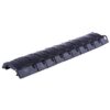 4 Pcs Adjustable Nylon Picatinny Rail Covers - Black - Image 2