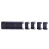 4 Pcs Adjustable Nylon Picatinny Rail Covers - Black - Image 4
