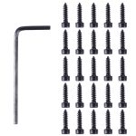 25Pcs 10mm Receiver Hex Screws for JM Gen.1/2/3/8