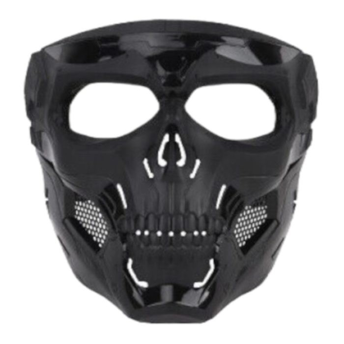 Skull Messenger Nylon Protection Mask Black