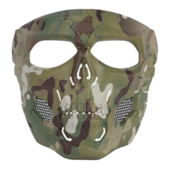 Skull Messenger Nylon Protection Mask Multicam